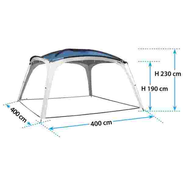 BRUNNER paviljon Medusa II 0102030N.C30 400x400 cm moder - slika 4