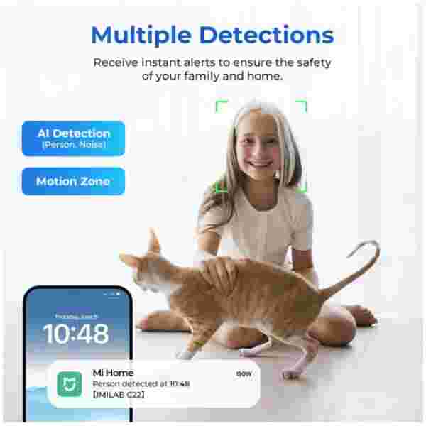 IMILAB C22 3K Wi-Fi notranja kamera - slika 3