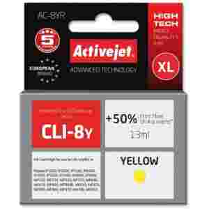 ActiveJet rumeno črnilo Canon CLI-8Y