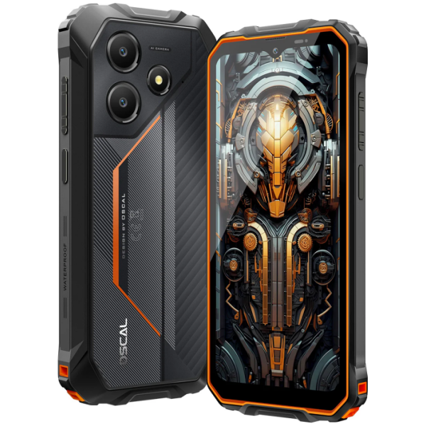 OSCAL MARINE 2 pametni robustni telefon 8GB + 256GB, oranžen - slika 4