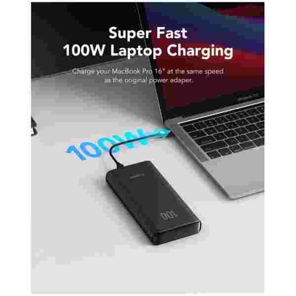 VEGER T100 PowerBank 20.000 mAh T100, črn - slika 3