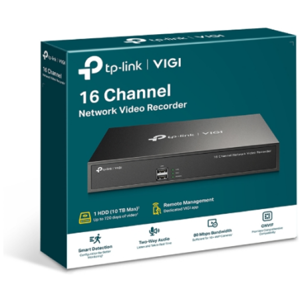 TP-LINK VIGI 16-kanalni mrežni video snemalnik 24/7 - slika 2