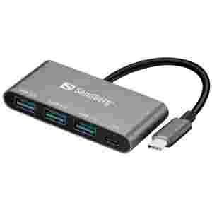 Sandberg USB-C to 3x USB 3.0 + PD Hub