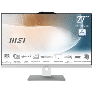 Računalnik MSI Modern AM272P 1M-1222XEU Core 7 / 16GB / 1TB SSD / 27" FHD / NoOS / bel - nastavljiv po višini