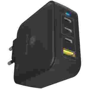 IcyBox IB-PS1040-PD 4-portni USB-C/A 100W GaN polnilec