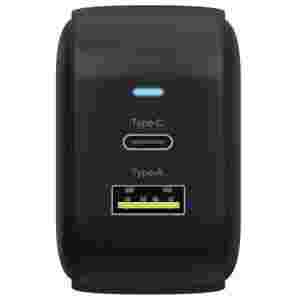 Icybox IB-PS106-PD 38W dvojni QC 3.0 USB polnilnik s PowerDelivery