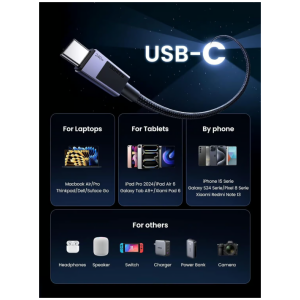 Ugreen USB-C na USB-C polnilni kabel 240W