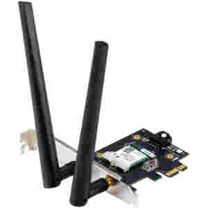 Brezžični mrežni adapter PCIe Asus PCE-AX1800 WiFi6 802.11ax 2x antena BT 5.2 (90IG07A0-MO0B00)