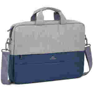 Torba za notesnik 39,6 cm (15,6″) RivaCase sivo/modra (7532_GREY DARK BLUE)