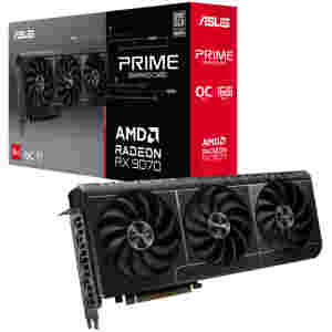 Grafična kartica AMD RX 9070 Asus Prime OC - 16GB GDDR6  | 1xHDMI 2.1b 3xDisplayport 2.1a (90YV0LI1-M0NA00)