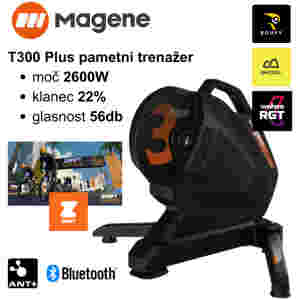Magene T300 Plus pametni trenažer 2600W klanec 22% glasnost 56dB