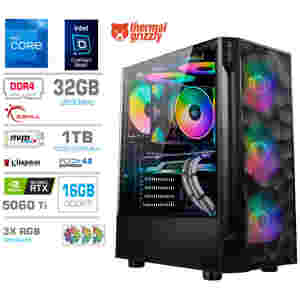 Računalnik MEGA TWR S7 i7-12700K/RTX5060Ti-16GB/32GB/1TB-4.0/750W/Brez OS RGB