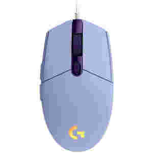 Miš Logitech USB G102 optična LightSync 8000DPI vijolična (910-005854)