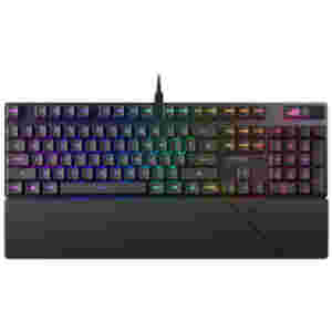 Gaming Tipkovnica Žična USB-C/A Asus ROG Strix Scope II RX UK | črna RGB (90MP0350-BKEA01)