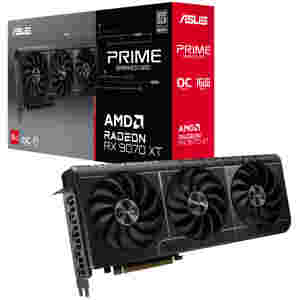 Grafična kartica AMD RX9070 XT Asus Prime OC Edition - 16GB GDDR6  | 1xHDMI 2.1a 3xDisplayport 1.4a (90YV0L71-M0NA00)