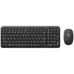 Tipkovnica in miš Logitech brezžična MK250 US international grafitna SLO gravura (920-013519)