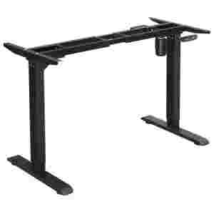 SONGMICS električen Sit/Stand okvir za mizo črn