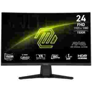Zaslon MSI MAG 244C / 23.6" / FHD / VA / 180Hz / 1ms (MPRT) / ukrivljen / črn