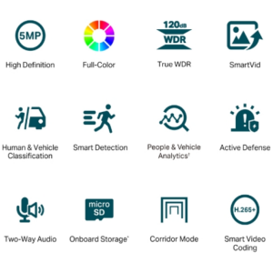 TP-LINK VIGI C450 4mm 5MP Full-Color Turret mrežna kamera (do 2880X1620 H.265+ 30fps)