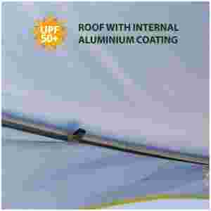 BRUNNER paviljon Medusa II 0102034N.C30 300x300 cm moder