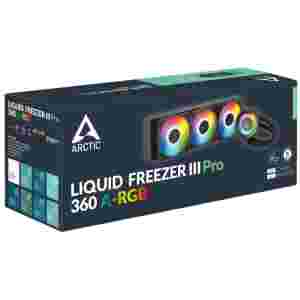 ARCTIC LIQUID FREEZER III PRO 360mm A-RGB vodno hlajenje za INTEL/AMD procesorje (črn)
