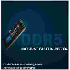Crucial 32GB DDR5-4800 SODIMM PC5-38400 CL40