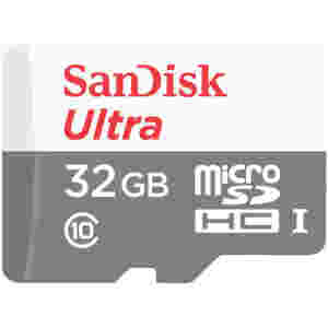 Spominska kartica SDXC 32GB Sandisk Ultra 100MB/s/V10 +adapter (SDSQUNR-032G-GN6TA)
