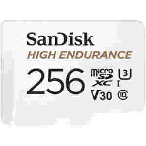Spominska kartica SDXC-Micro 256GB Sandisk High Endurance 100MB/s/40MB/s U3 V30 UHS-I +adapter (SDSQQNR-256G-GN6IA)
