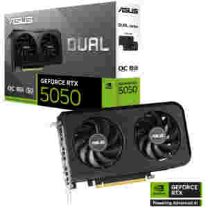 Grafična kartica ASUS Dual GeForce RTX 5050 OC, 8GB GDDR6, PCI-E 5.0 DUAL-RTX5050-O8G