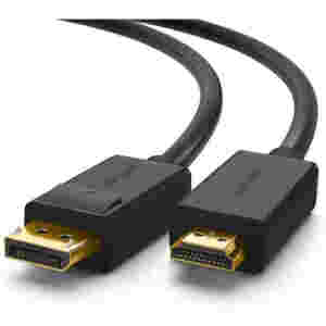 Kabel DisplayPort (m) => HDMI (m) 2,0m Ugreen črn (10202)