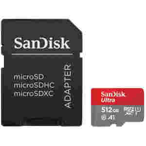 Spominska kartica SDXC 512GB Sandisk Ultra 150MB/s/+adapter (SDSQUAC-512G-GN6MA)