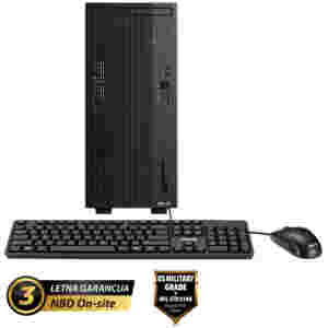 Računalnik Asus MATX ExpertCenter D5 D501MER i5-14500/B760/16GB-DDR5/16GB/1TB/DVDRW/Intel 770 VGA HDMI /BT WiFi RJ45/180W-85%/Win11Pro črna D501MER-WB53D1X