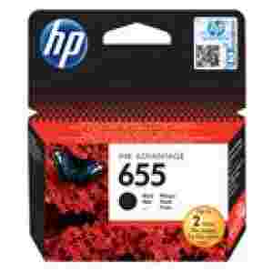 HP 655 ink cartridge black standard capacity 550 pages 1-pack