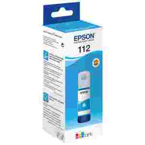 EPSON 112 EcoTank Pigment Cyan ink bottle