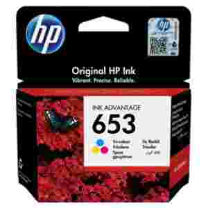 HP 653 Tri-color Original Ink Advantage Cartridge
