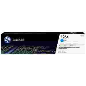 HP 126A LaserJet original toner cartridge cyan standard capacity 1.000 pages 1-pack
