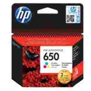 HP 650 Tri-color Original Ink Advantage Cartridge