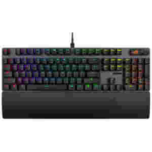 Gaming Tipkovnica Žična USB-C/A Asus ROG Strix Scope II X NX Snow V2 US | črna RGB (90MP03XF-BKUA20)