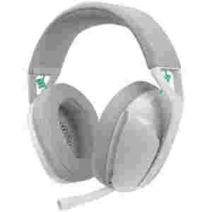 Slušalke brezžične Logitech naglavne z mikrofonom BT/ USB Lightspeed G321 bele USB-C polnjenje Gaming (981-001569)