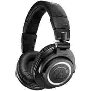 Slušalke brezžične Audio-Technica naglavne BT ATH-M50xBT2 črna (ATH-M50xBT2)