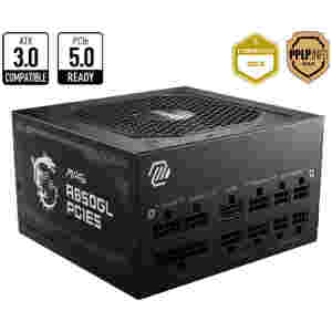 Napajalnik - 850W MSI MAG A850GL Gold 80Plus Gold 90% ATX3.0 PCIE-5.0 Ready Modular 120mm črna (306-7ZP8A11-CE0)