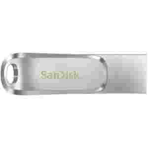 Spominski ključek 64GB USB3.1/USB-C Sandisk Ultra Dual 150MB/s 50MB/s kovinski duo srebrn (SDDDC4-064G-G46)