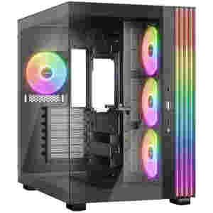 Ohišje Bequiet Light Base 600 LX MidiATX - črna RGB