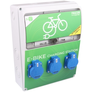 Polnilna postaja za polnjenje E-KOLESA z zaščito