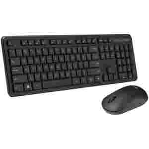 Tipkovnica in miš Asus brezžična poslovna CW100 SLO črna (90XB0700-BKM1A0)