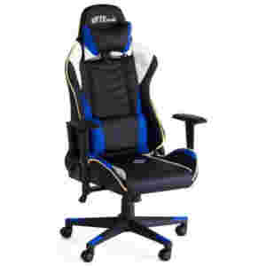 Stol gaming Bytezone Winner LED črn moder bel  (GC9222B)