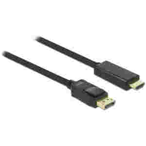 Kabel DisplayPort (m) => HDMI (m) 5,0m Delock 1920x1200 @ 60Hz - črn (82586)