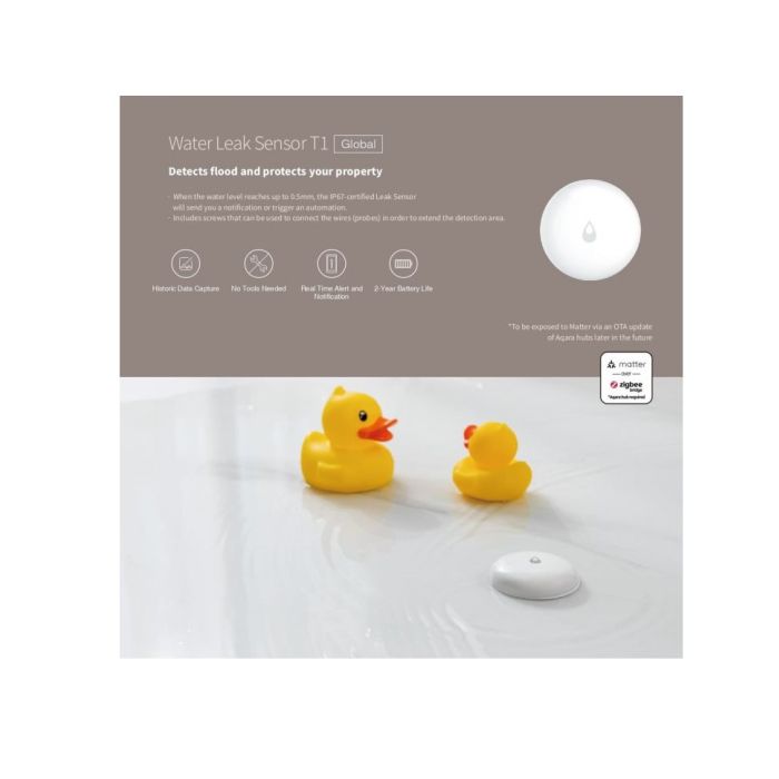 AQARA senzor puščanja vode T1 (WL-S02D)