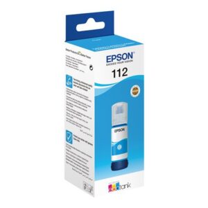 EPSON 112 EcoTank Pigment Cyan ink bottle