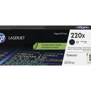 HP 220X Black Original LaserJet Toner Cartridge